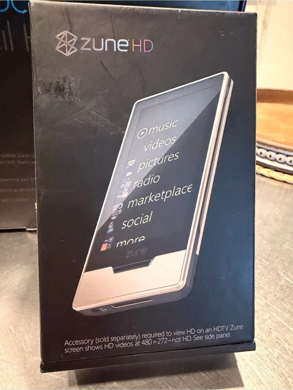 New, Collectors Microsoft Zune HD Portable Media Player - Black & Silver